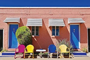 Motel Doors And Chairs, Susan Vizvary