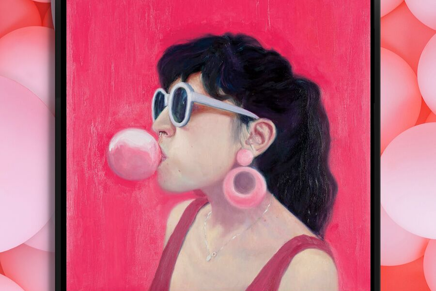 Series Spotlight Bubble Gum Portraits by Alexander Grahovsky