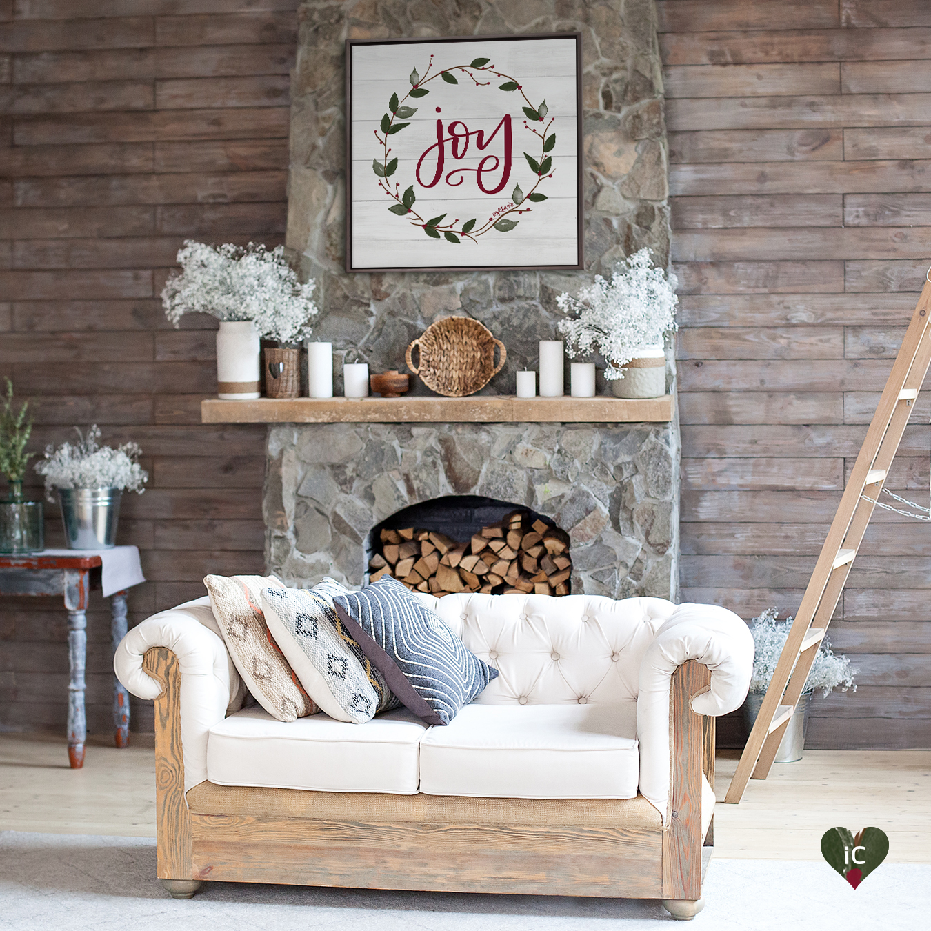 Christmas Art Curation: Farmhouse Festive – iCanvas Blog – Heartistry