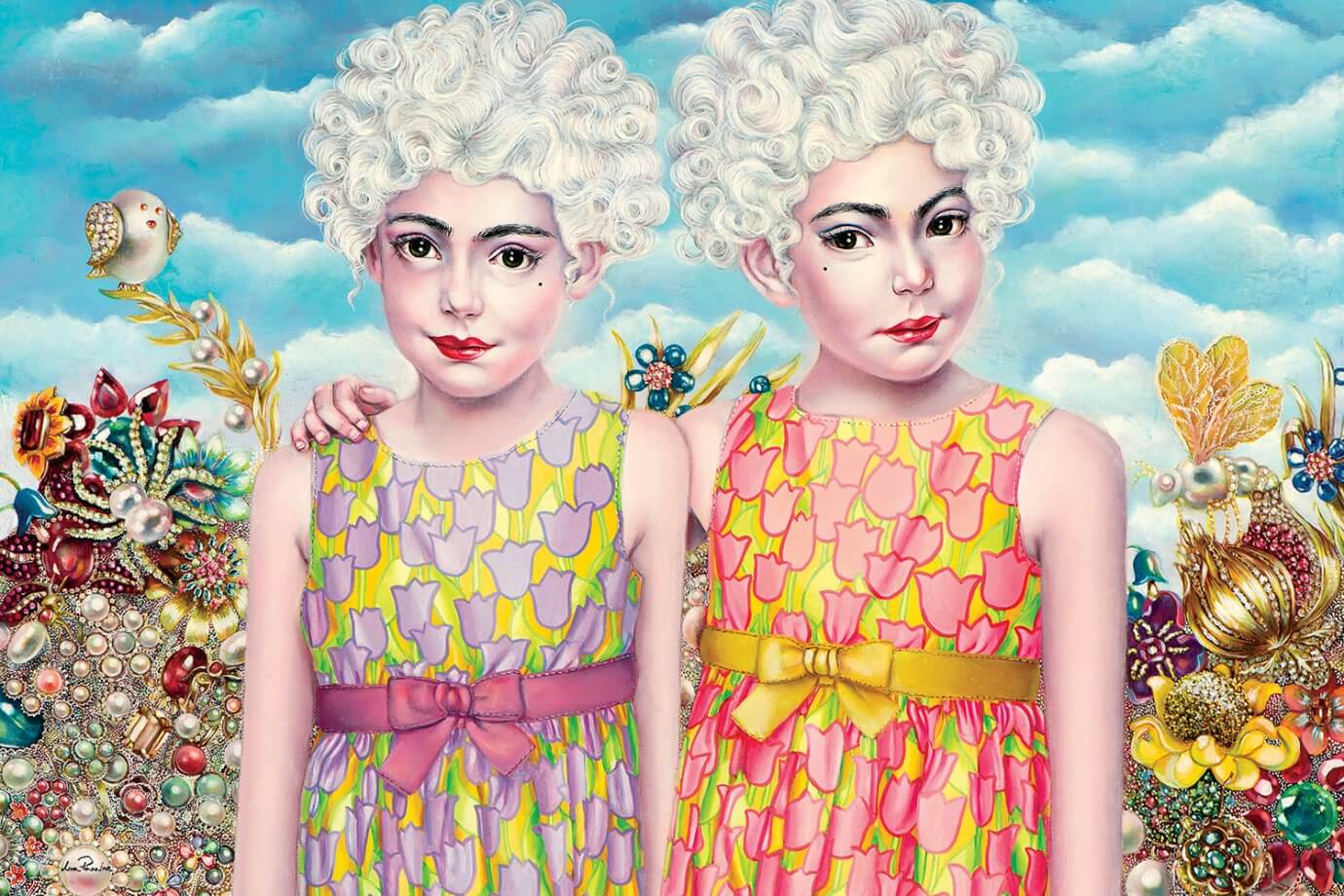 Celebrating Twins in Art | iCanvas Blog - Heartistry