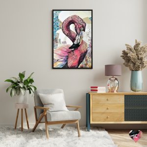 Various Takes on Flamingo Art – iCanvas Blog – Heartistry