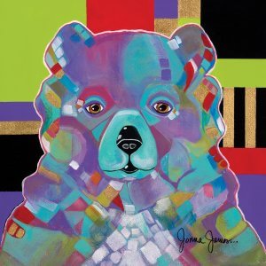 Multicolored bear