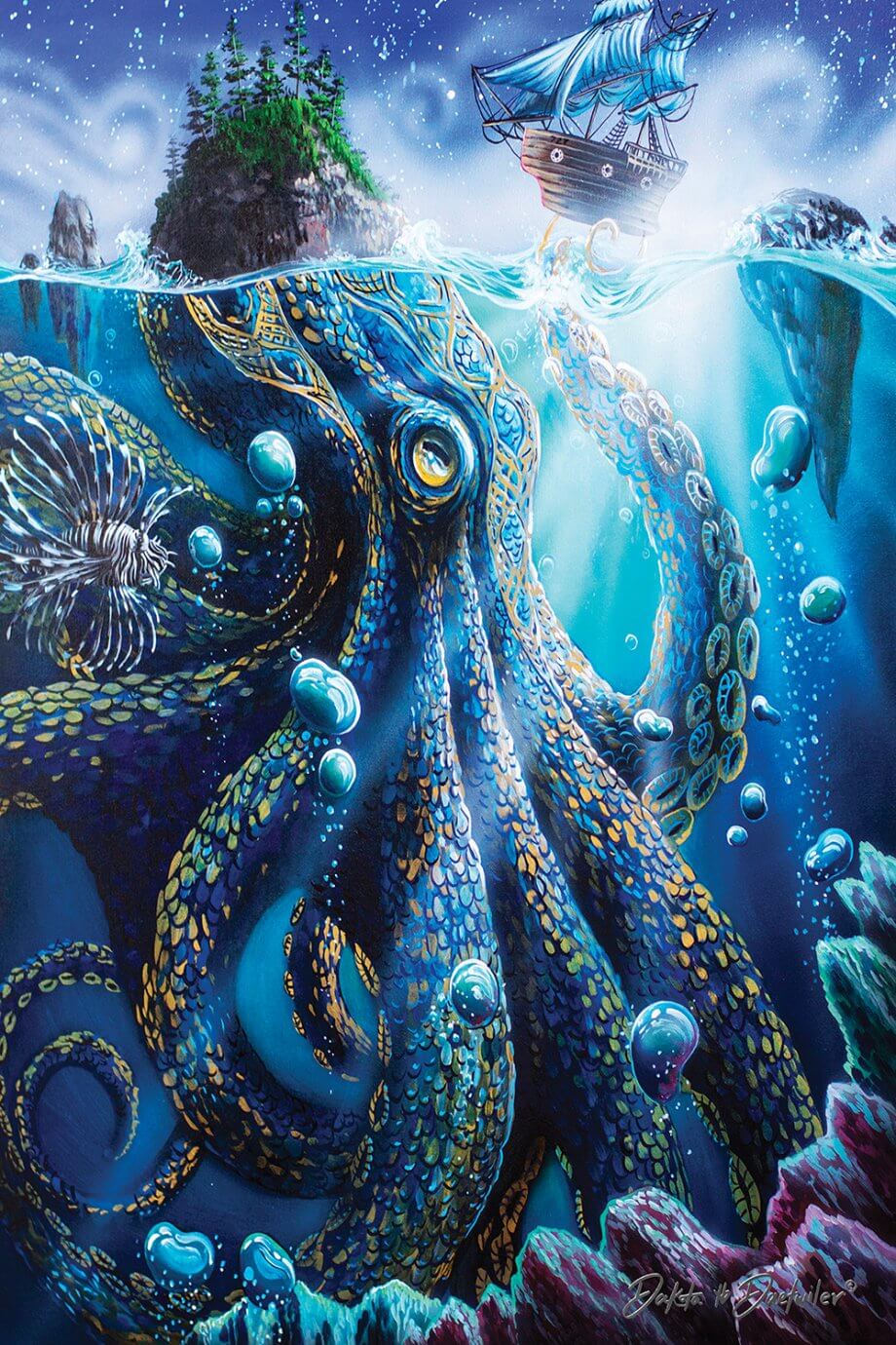 Various Takes on Octopus Art | iCanvas Blog - Heartistry