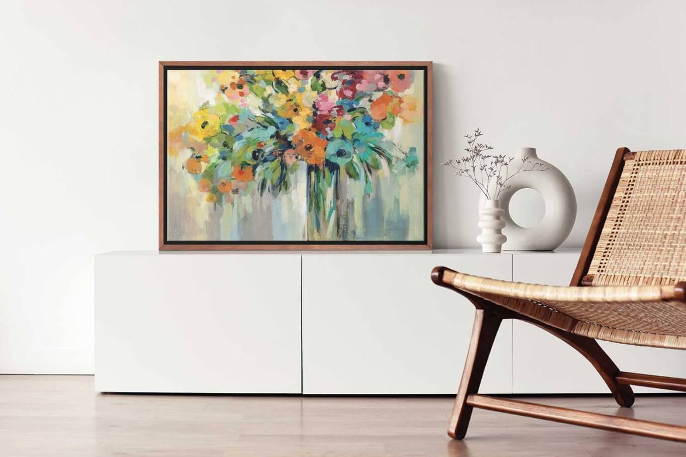 abstract floral artwork