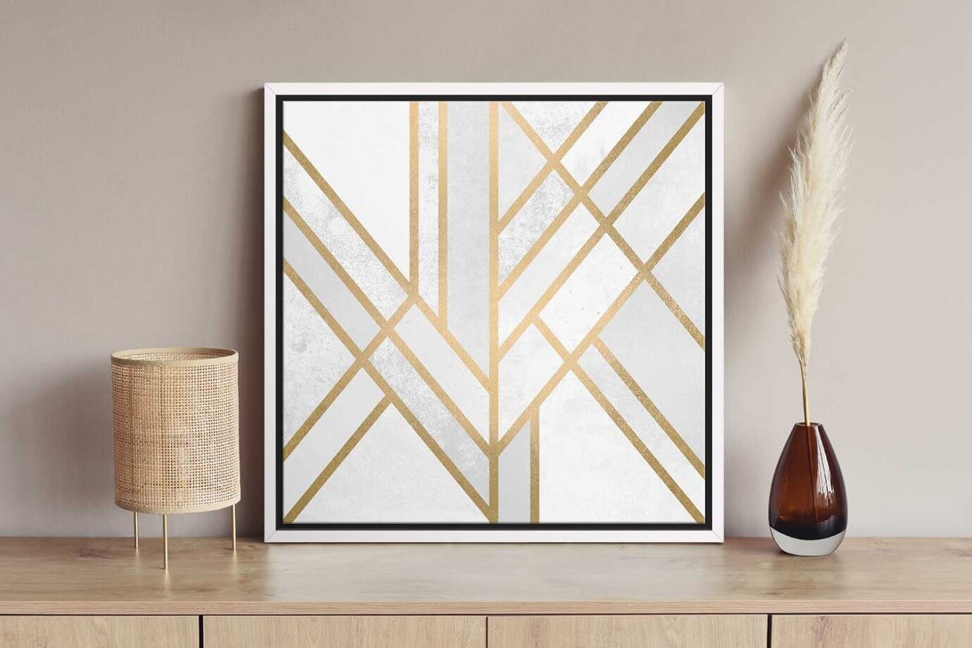 geometric abstract artwork