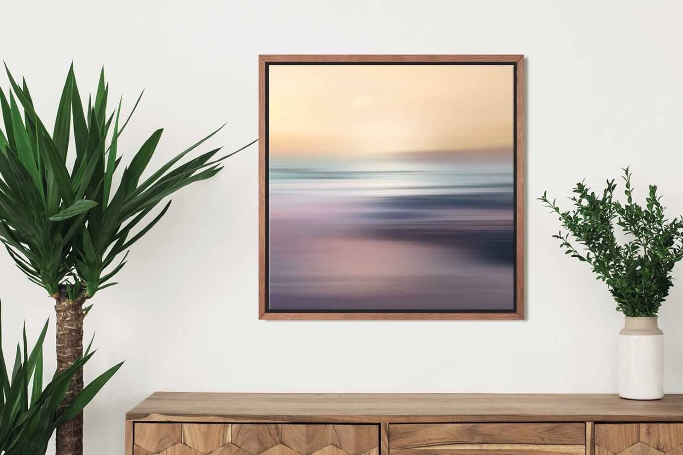 abstract coastal artwork