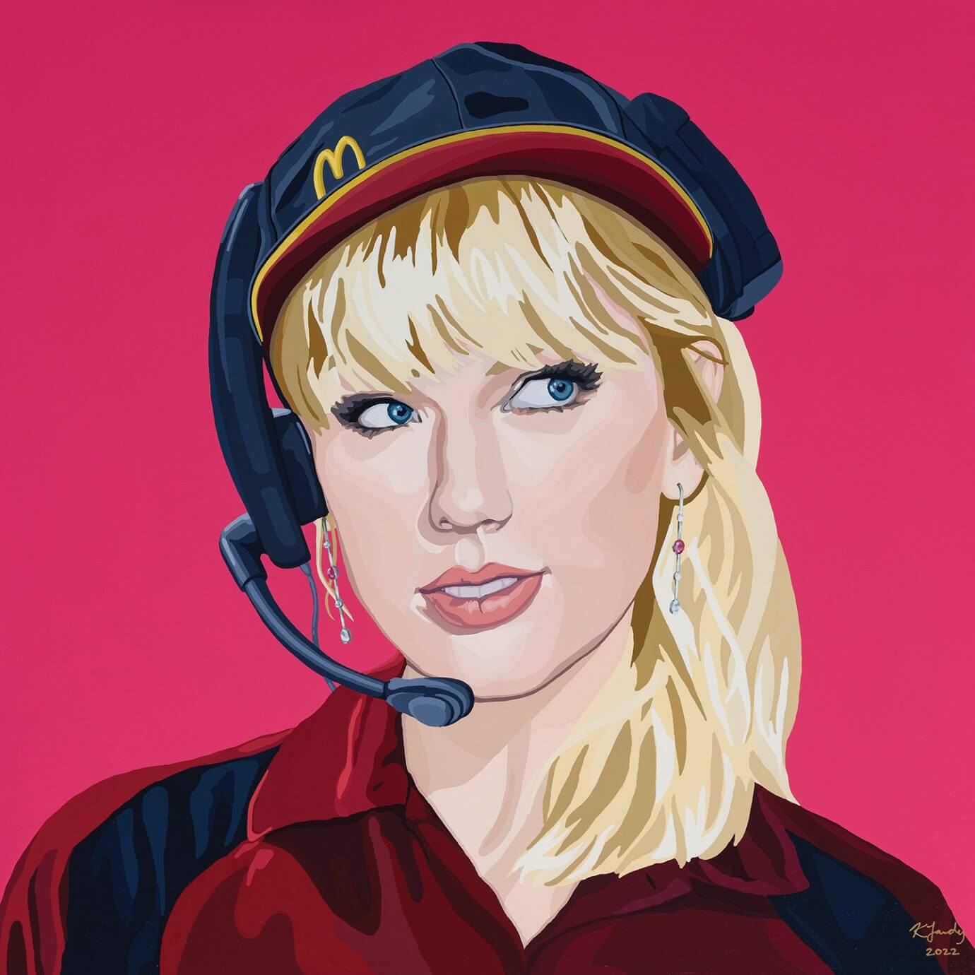 Kristin Fardy art - taylor swift mcdonald's