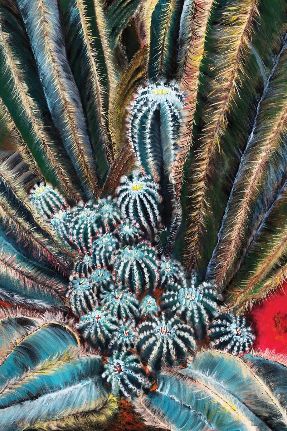 Marina Strijakova painting - cacti