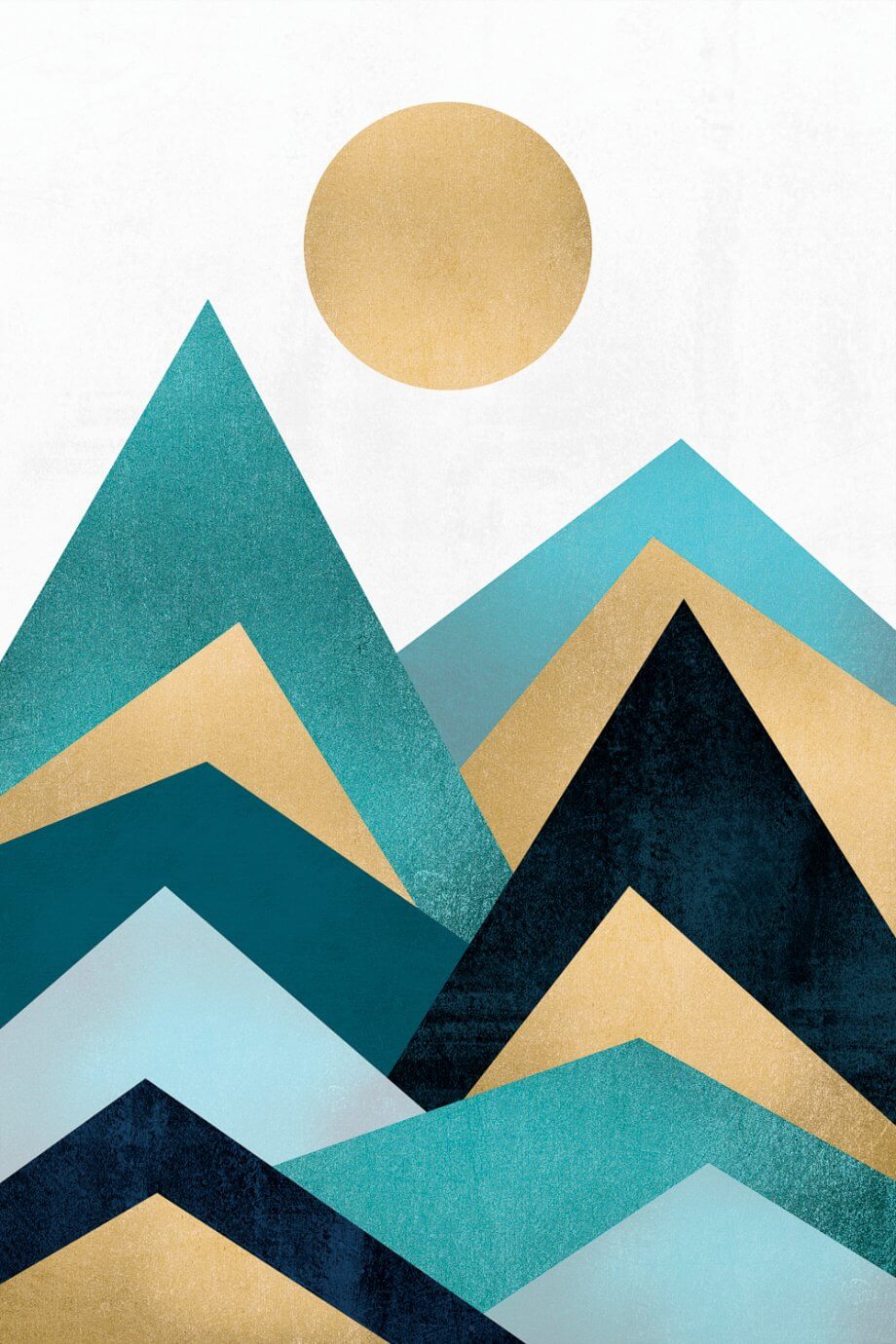 abstract mountains