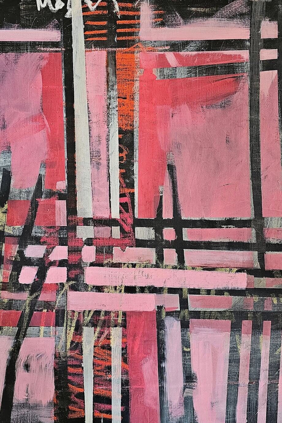 Katrin Schwindenhammer pink abstract art