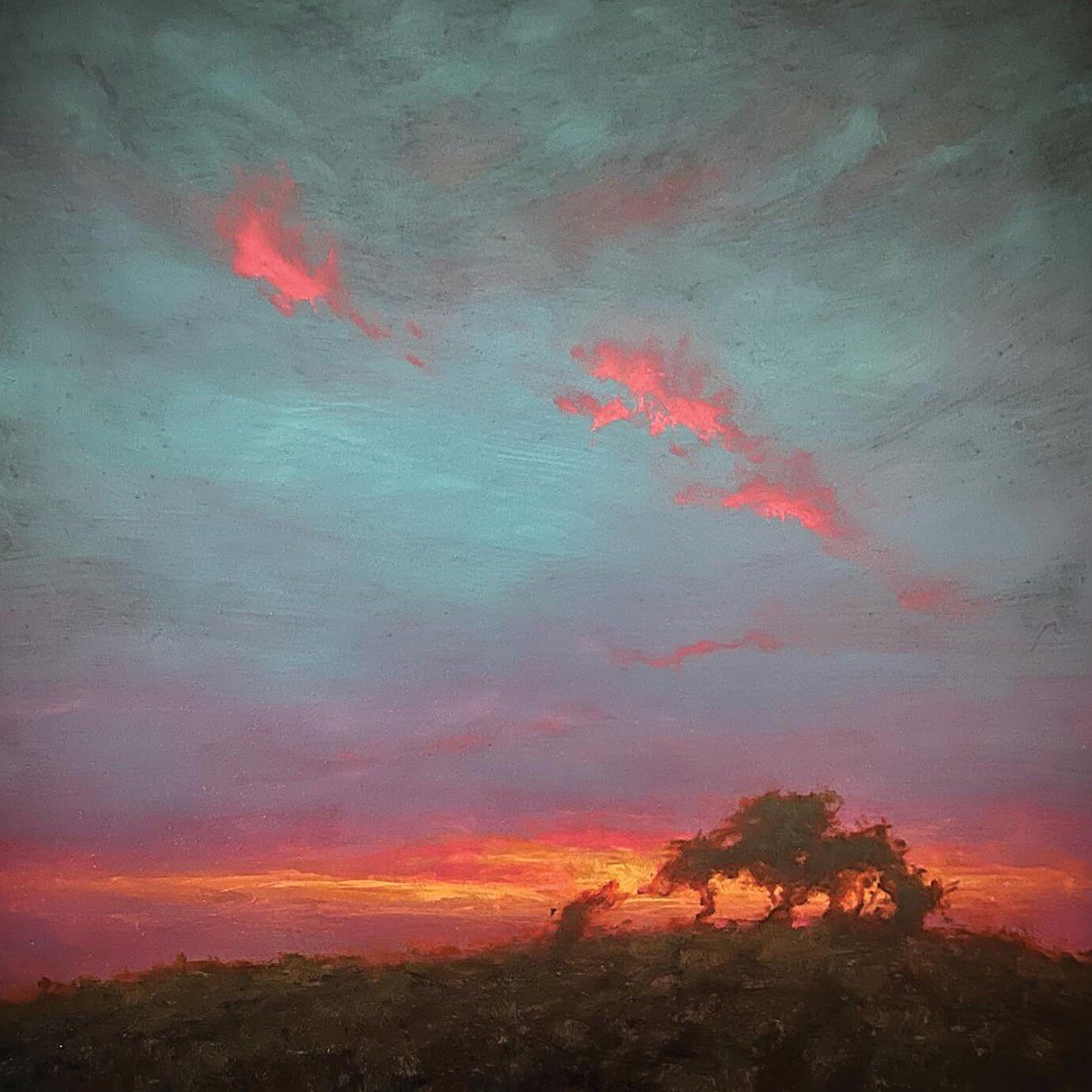 Michael Orwick painting - sunset