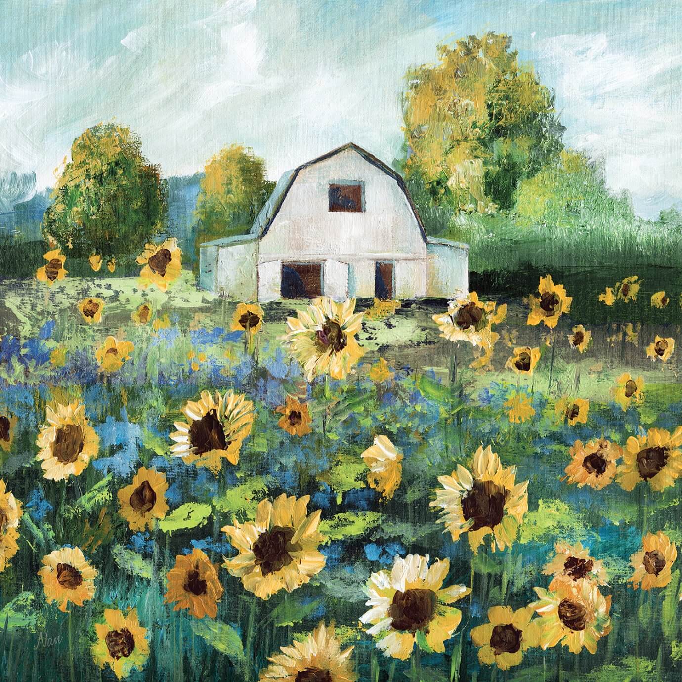 sunflower barn