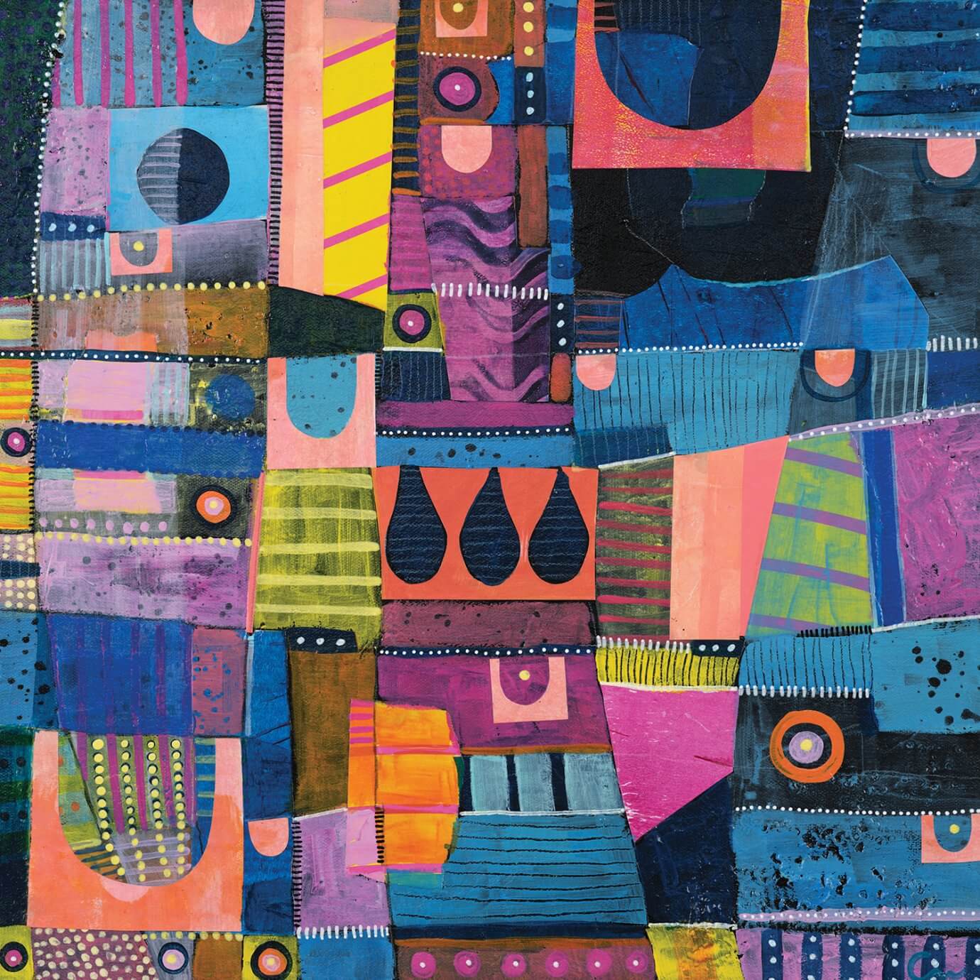 Charlotte Wensley abstract - candyland