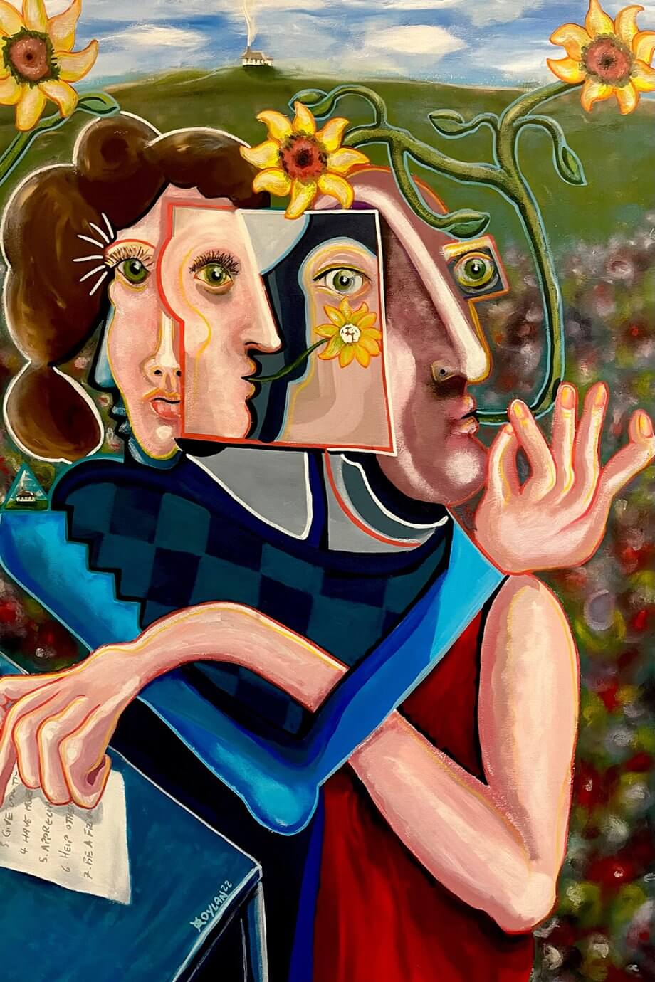 Dylan Gill painting - cubism 