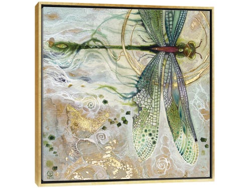 dragonfly watercolor painting