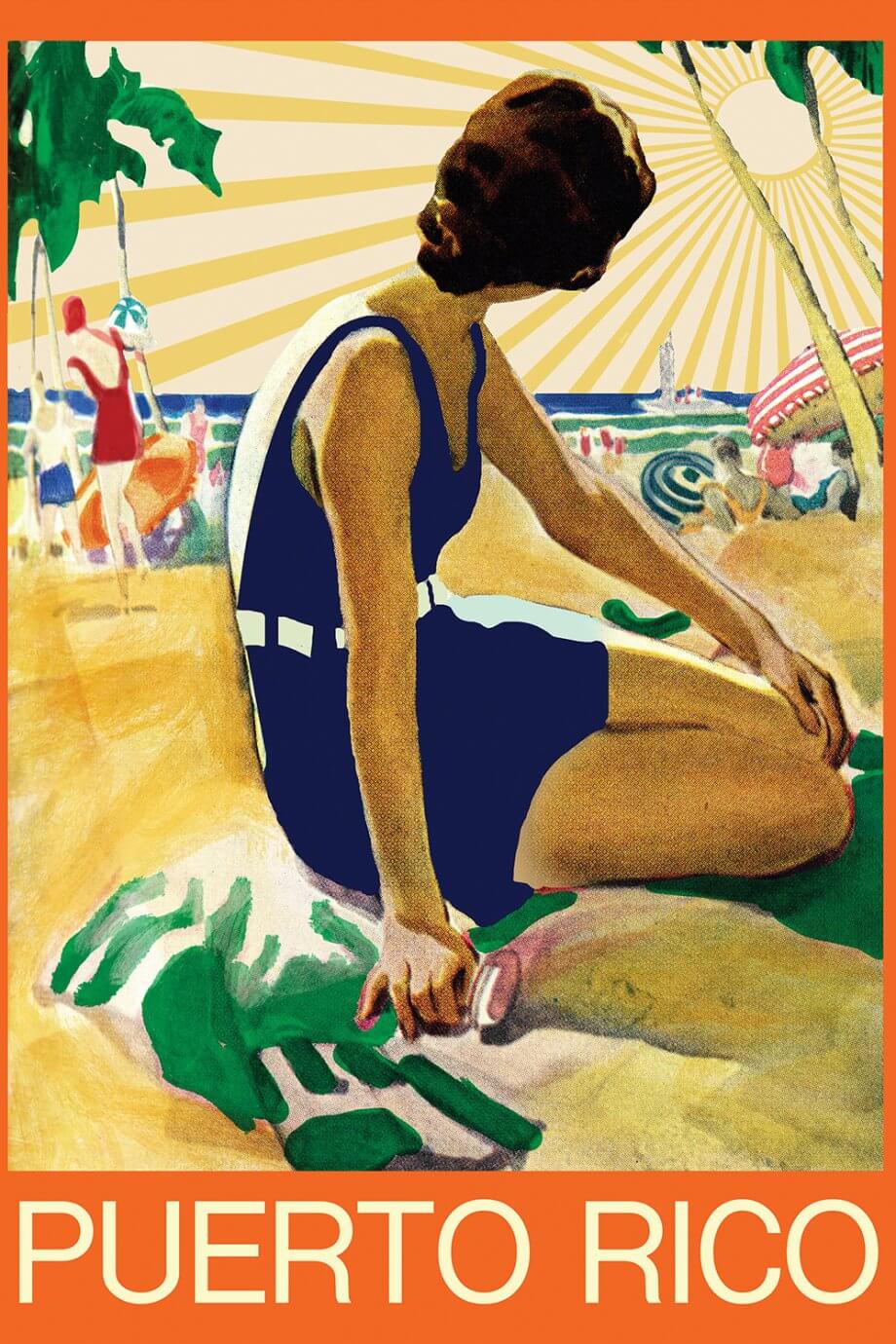 Saturday Evening Post - puerto rico travel poster