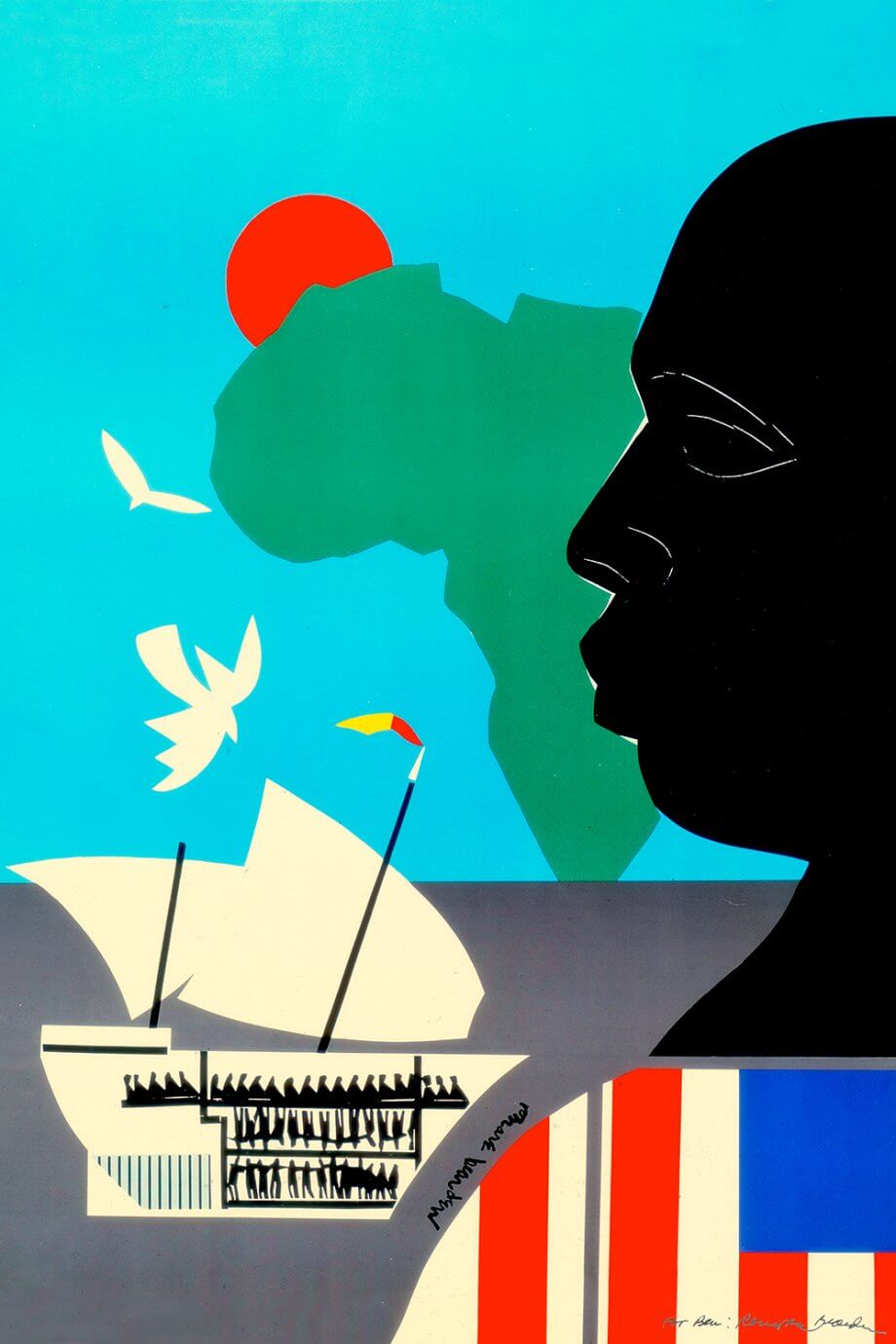 romare bearden art - roots (odyssey)