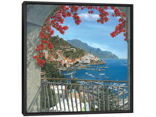 richard harpum painting - amalfi vista