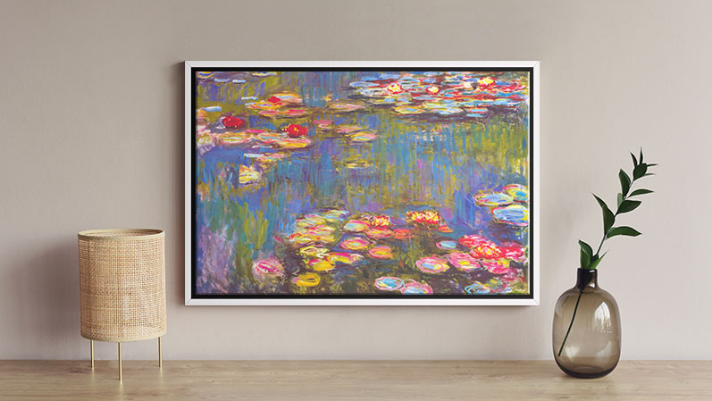 claude monet painting - water lilies