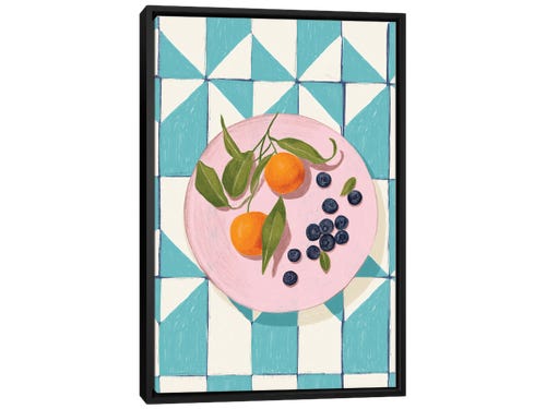 jenny rome illustration - citrus and berries still life