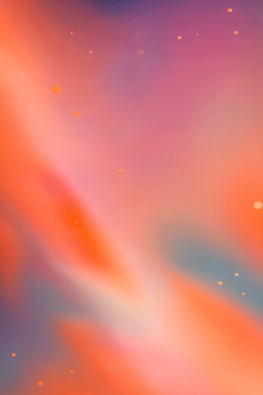 orange aurora abstract