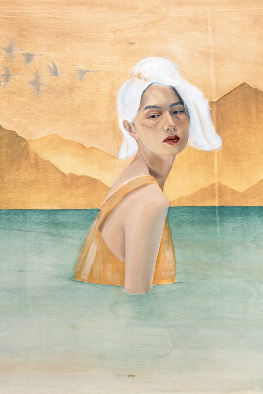 woman in water